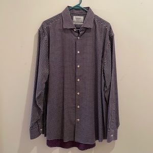 CHARLES TYRWHITT Non-Iron Classic Fit Button Down Long Sleeve Shirt